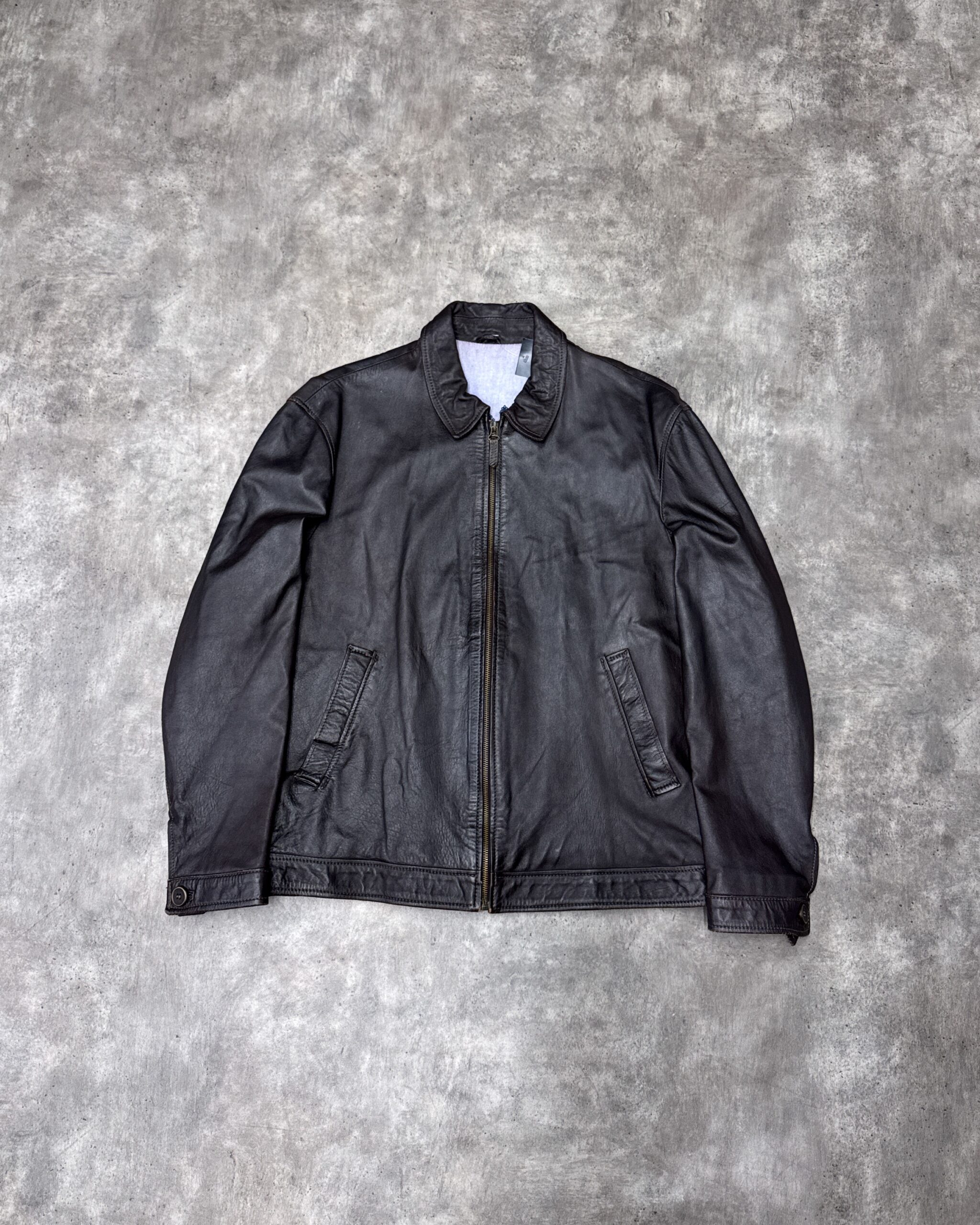 Campera de Cuero Club House Marron